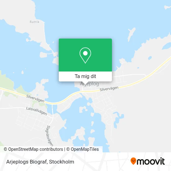 Arjeplogs Biograf karta