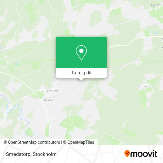Smedstorp karta