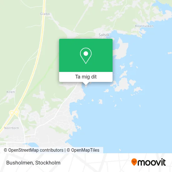 Busholmen karta