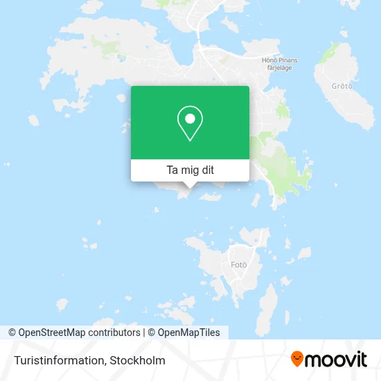 Turistinformation karta