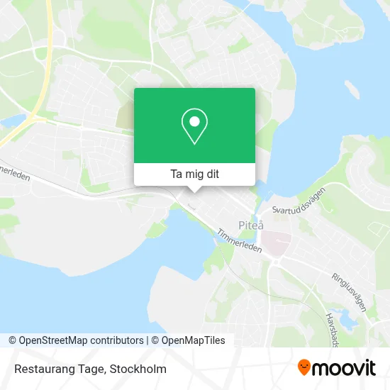 Restaurang Tage karta