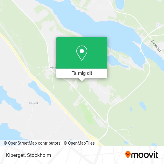 Kiberget karta