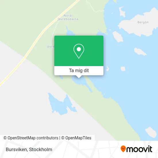 Bursviken karta
