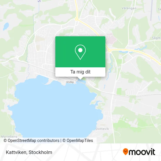 Kattviken karta