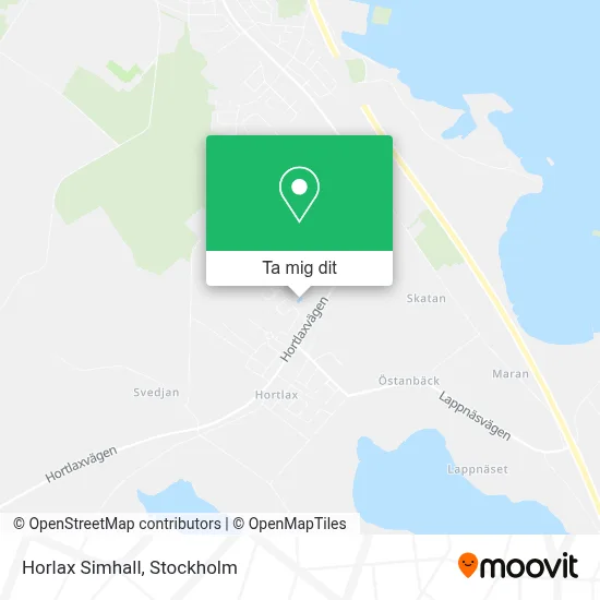 Horlax Simhall karta