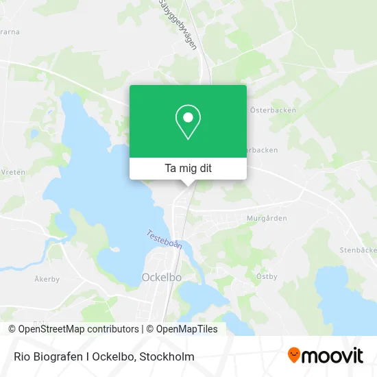 Rio Biografen I Ockelbo karta