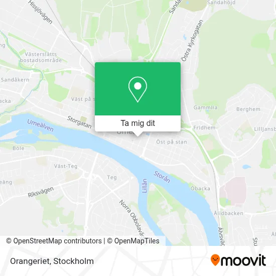 Orangeriet karta
