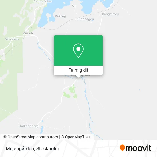Mejerigården karta