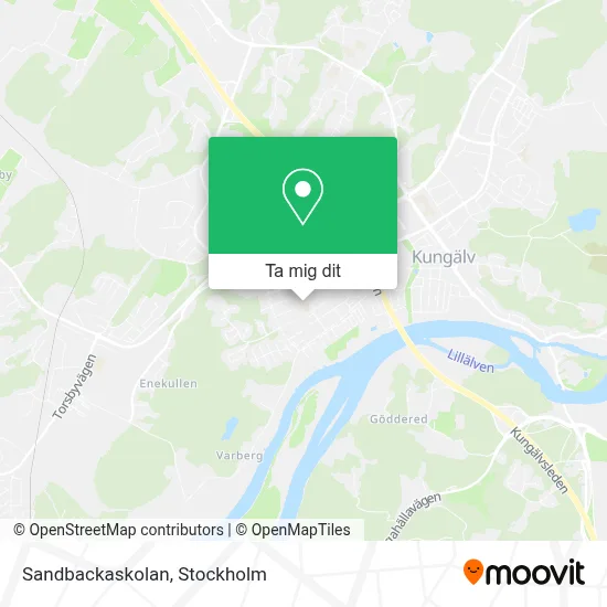 Sandbackaskolan karta