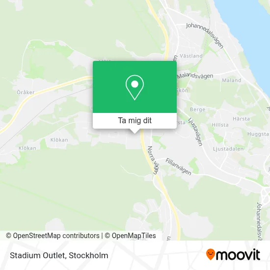 Stadium Outlet karta