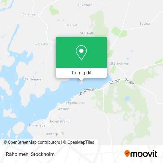 Råholmen karta