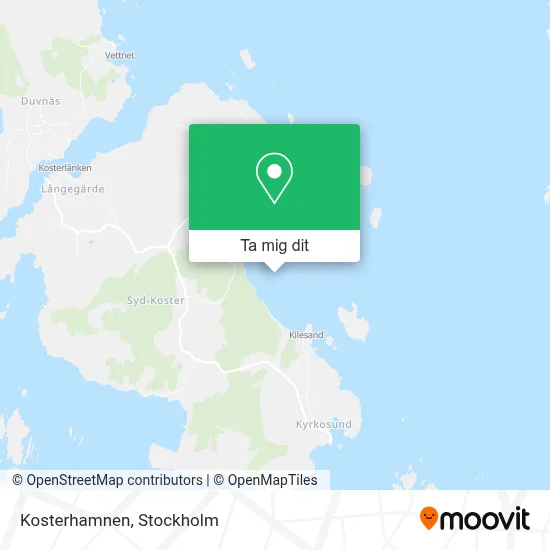 Kosterhamnen karta