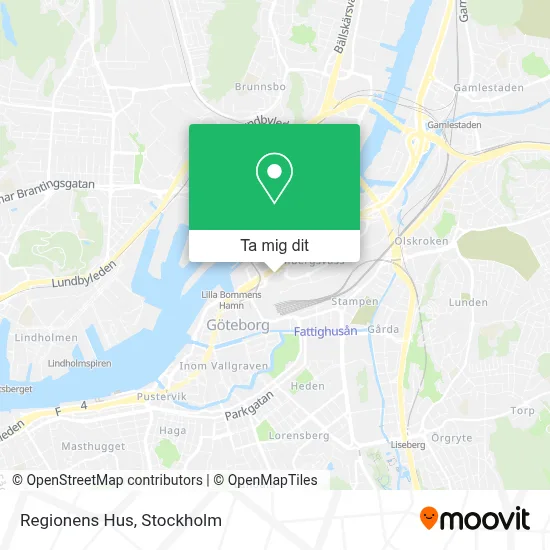 Regionens Hus karta