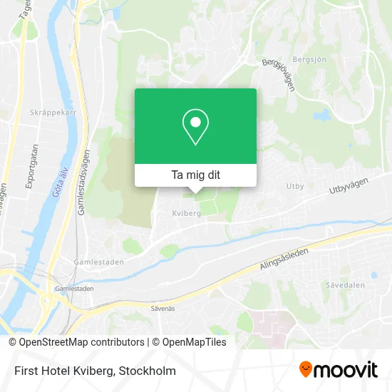 First Hotel Kviberg karta