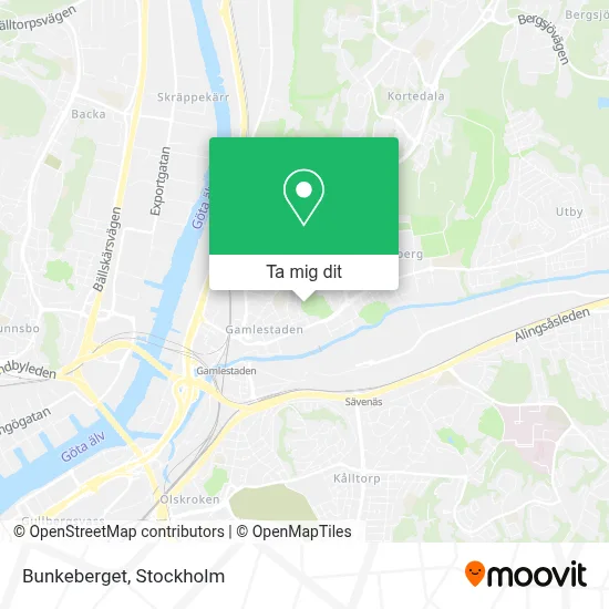 Bunkeberget karta