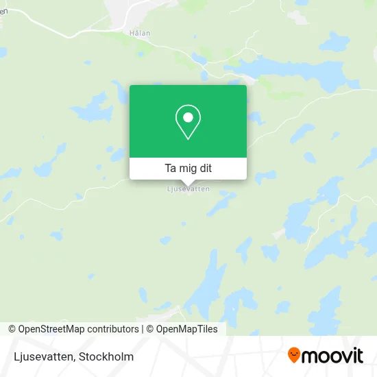 Ljusevatten karta