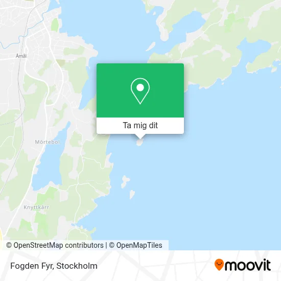 Fogden Fyr karta