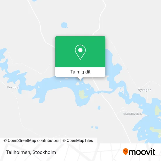Tallholmen karta
