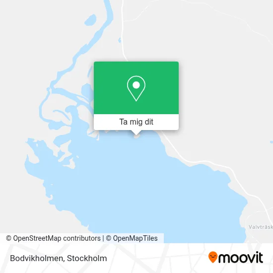 Bodvikholmen karta