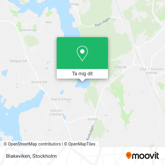 Blakeviken karta