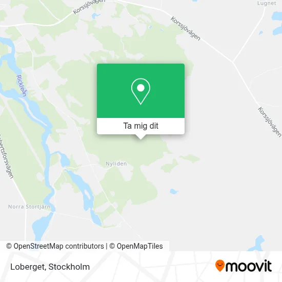Loberget karta