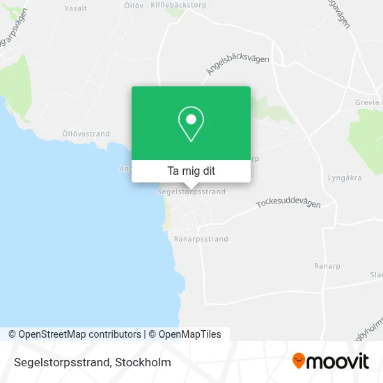 Segelstorpsstrand karta