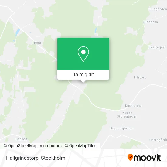 Hallgrindstorp karta