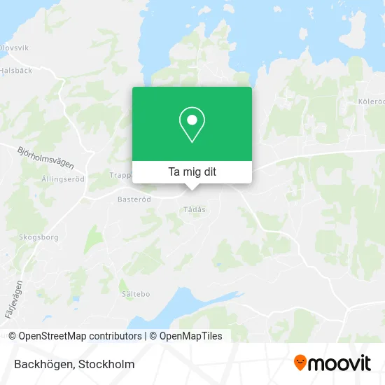 Backhögen karta