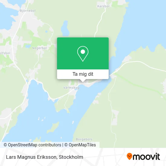 Lars Magnus Eriksson karta
