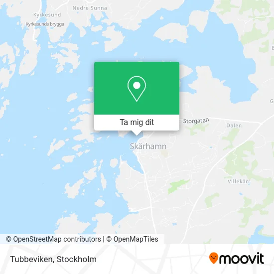 Tubbeviken karta