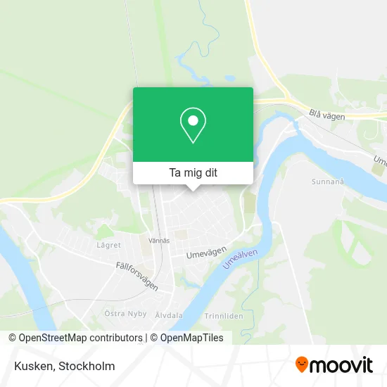 Kusken karta