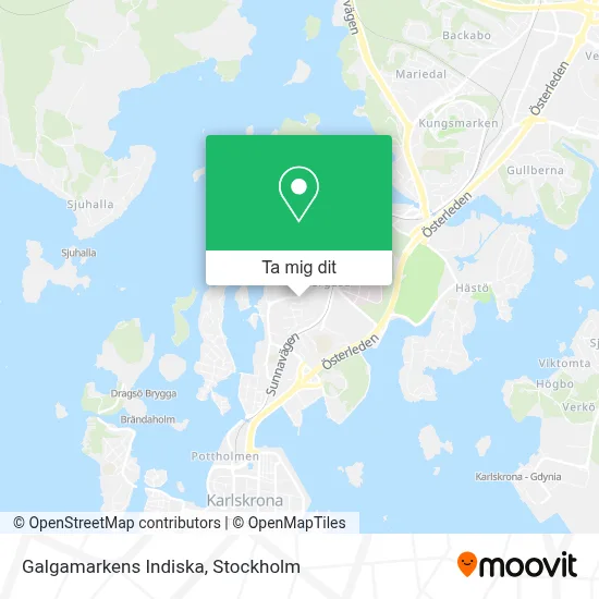 Galgamarkens Indiska karta