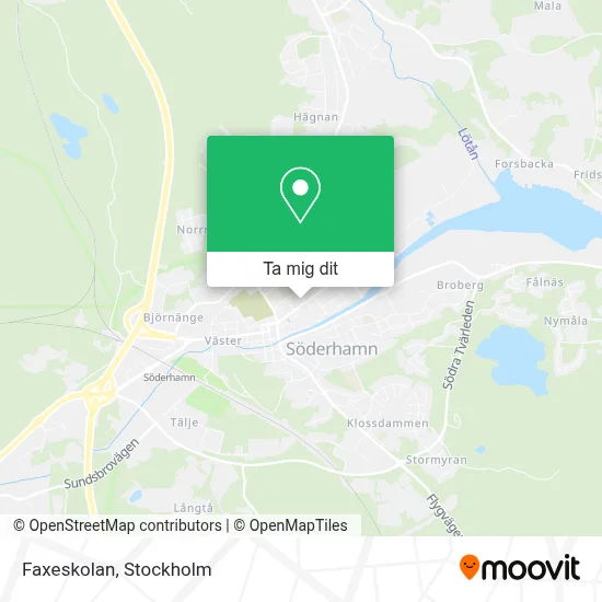 Faxeskolan karta