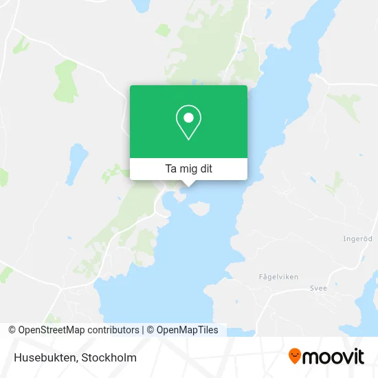 Husebukten karta