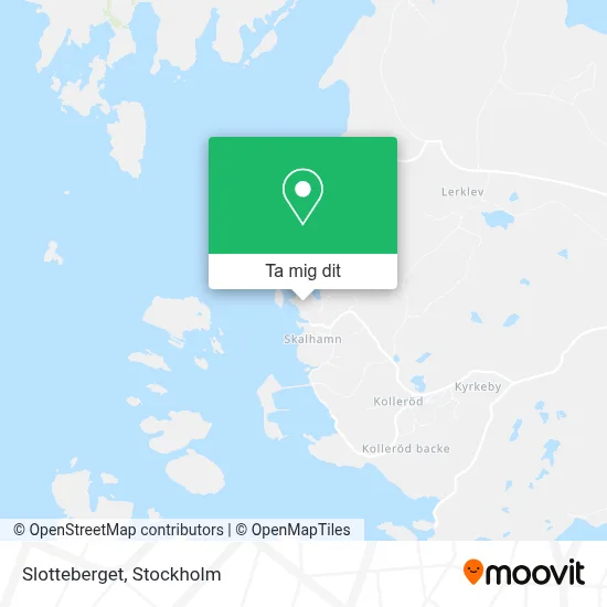 Slotteberget karta
