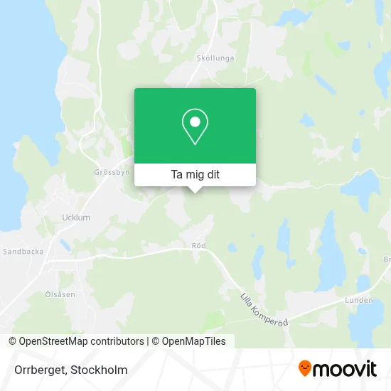 Orrberget karta