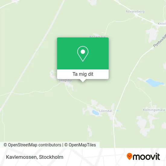 Kavlemossen karta