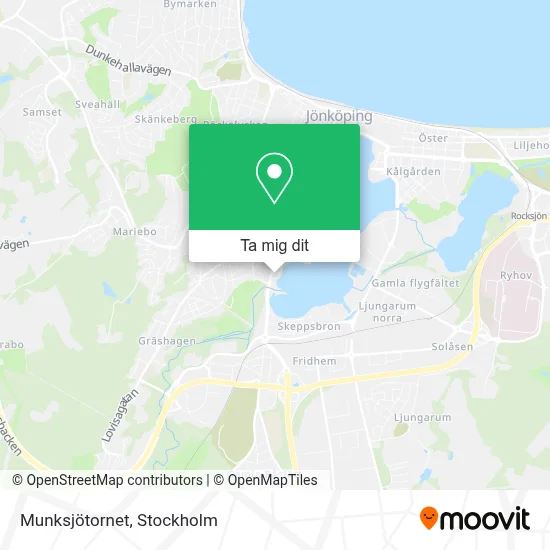 Munksjötornet karta