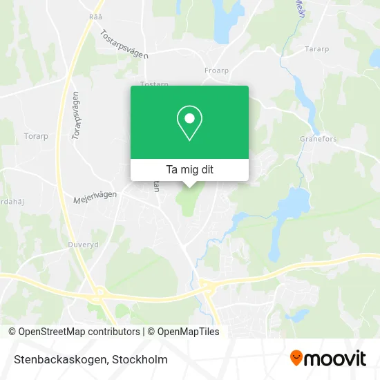Stenbackaskogen karta