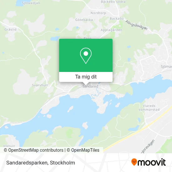 Sandaredsparken karta