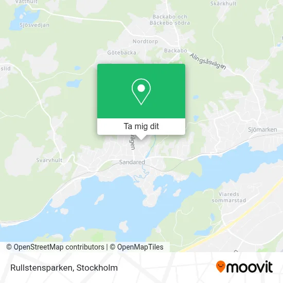 Rullstensparken karta