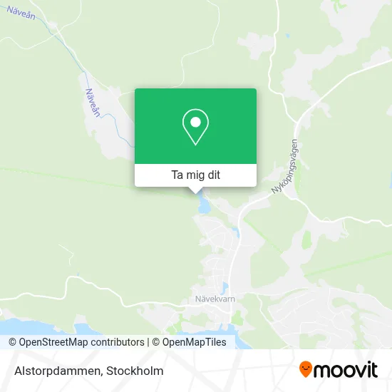Alstorpdammen karta