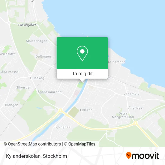 Kylanderskolan karta