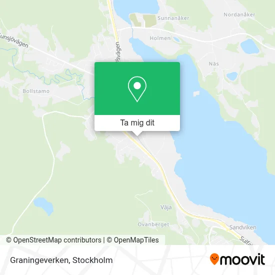 Graningeverken karta