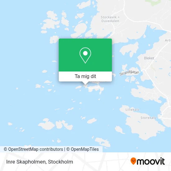 Inre Skapholmen karta