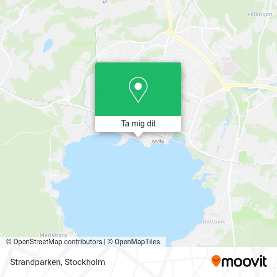 Strandparken karta