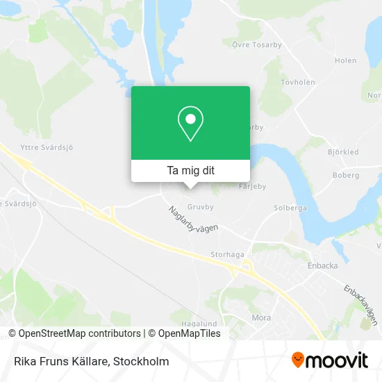 Rika Fruns Källare karta