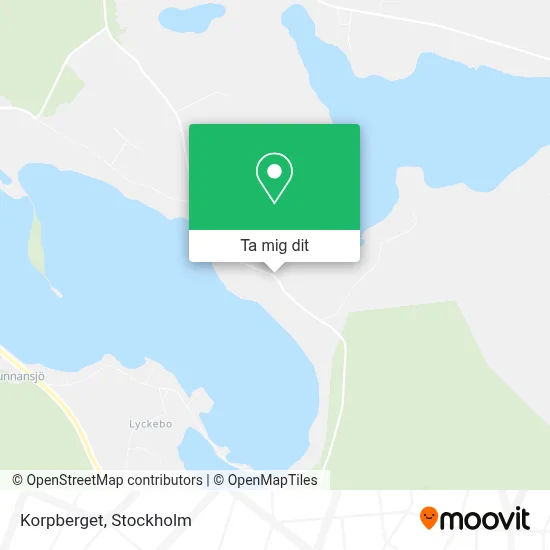 Korpberget karta