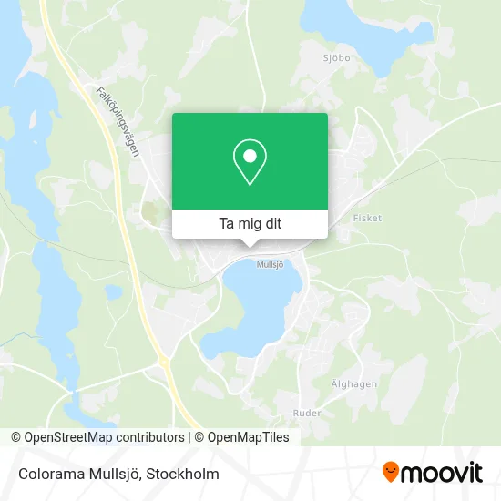 Colorama Mullsjö karta