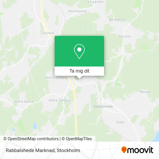 Rabbalshede Marknad karta